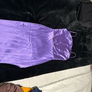 purple dress